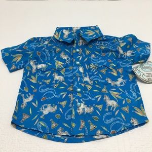 Infant Wrangler Snap Front Shirt size 0-3 mos